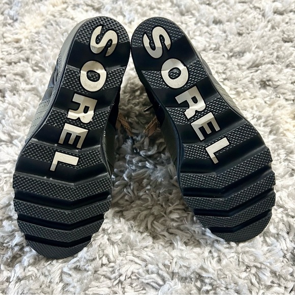 Sorel Lexie Waterproof Leather Wedge Boot in‎ Dark Slate sz 7.5 - Picture 7 of 7